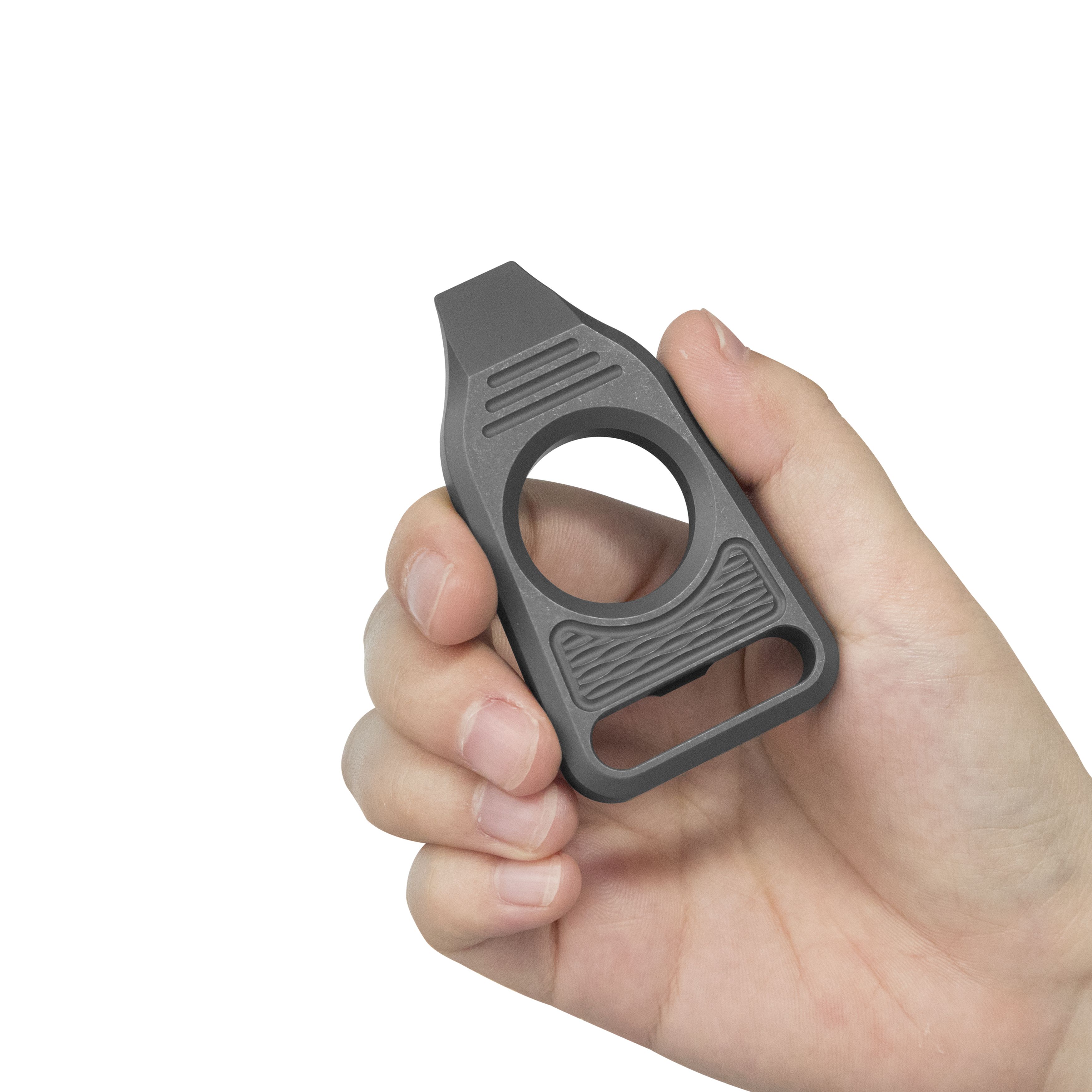 GEO Knife Vector 6AL4V Titanium Material Black Stonewash Finish Pry-bar GEO2512B