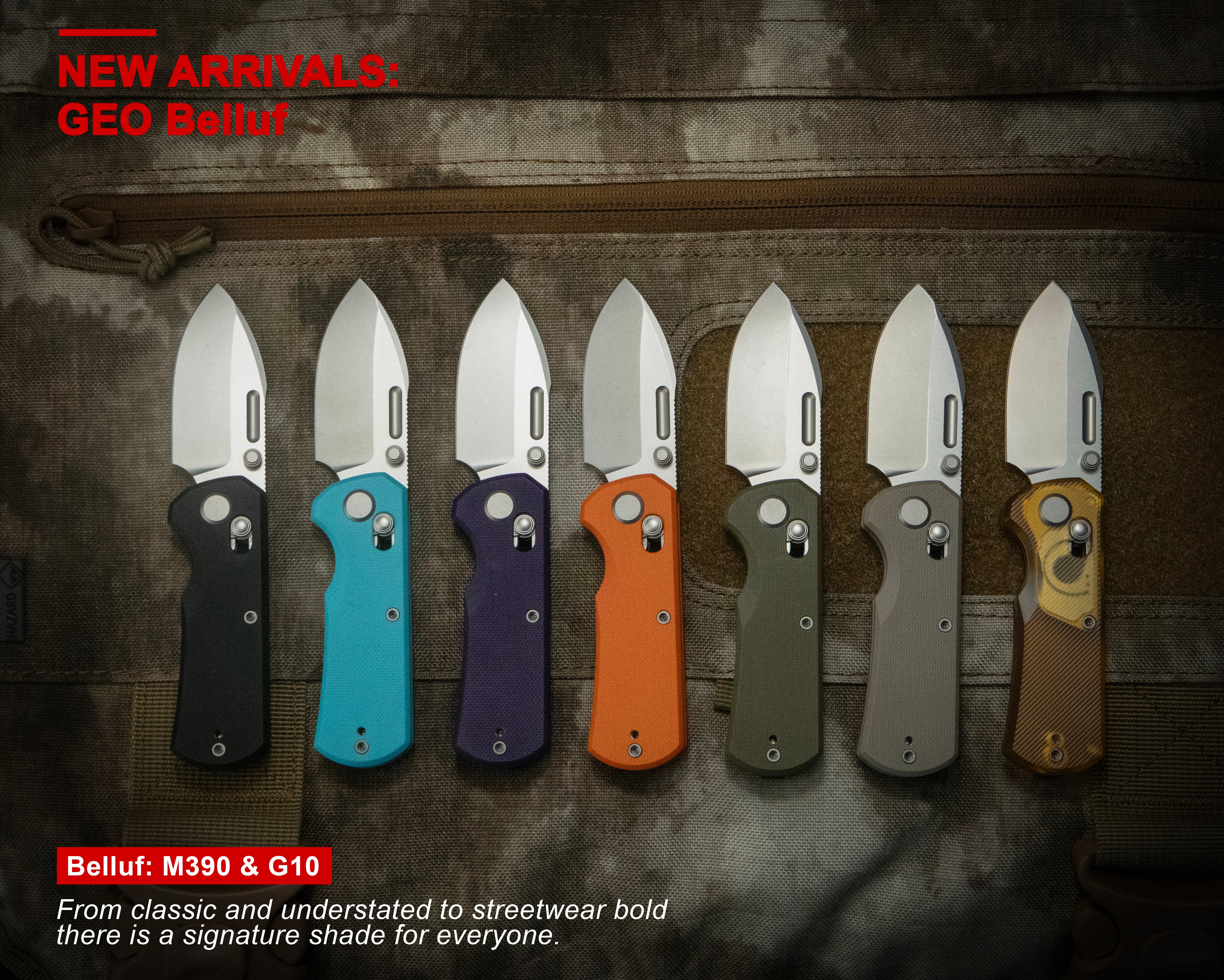 New Arrival: GEO Belluf EDC Folding Knife
