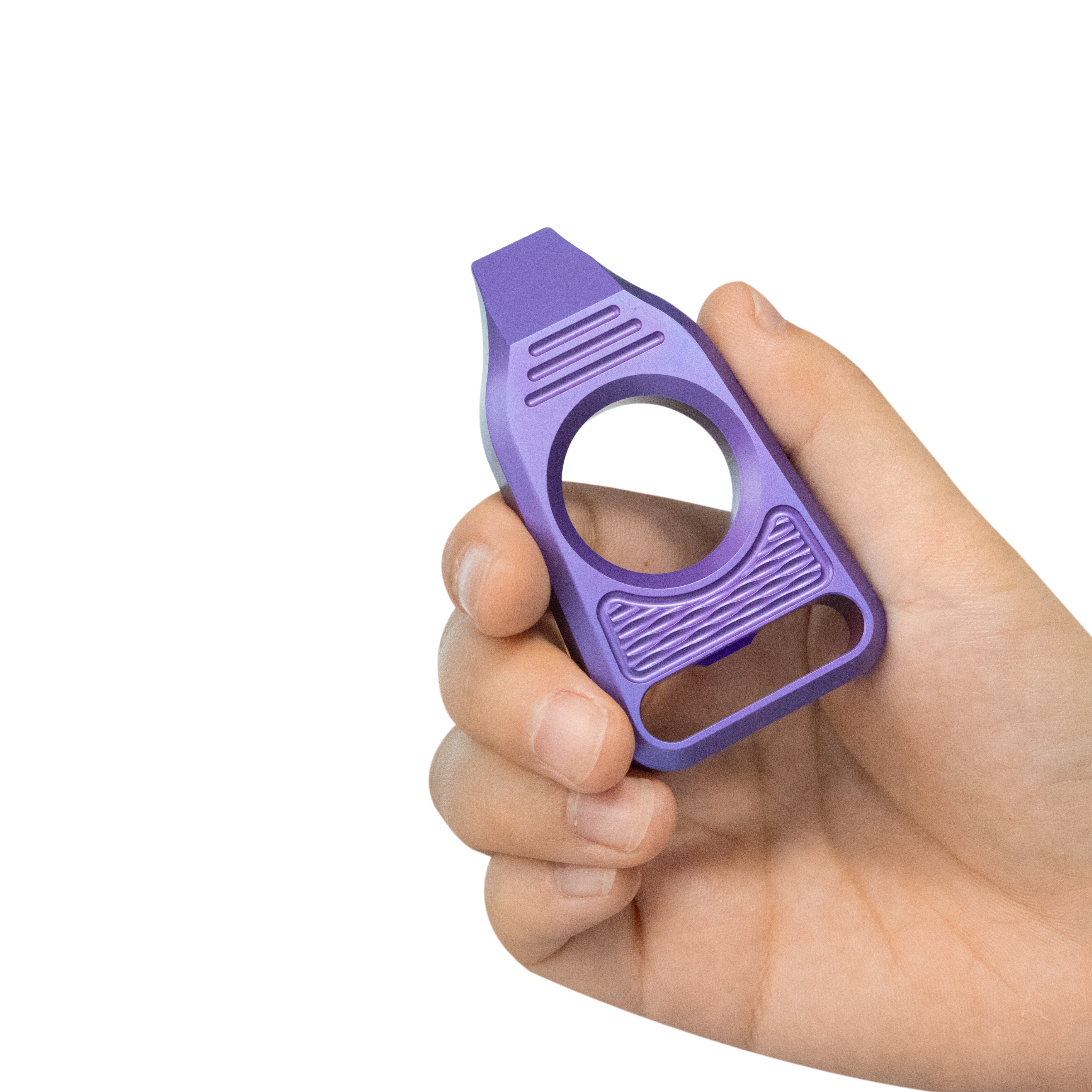 GEO Knife Vector 6AL4V Titanium Material Anodized  Purple Finish Pry-bar GEO2512D