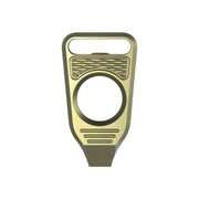 GEO Knife Vector 6AL4V Titanium Material Anodized Yellow Finish Pry-bar GEO2512E