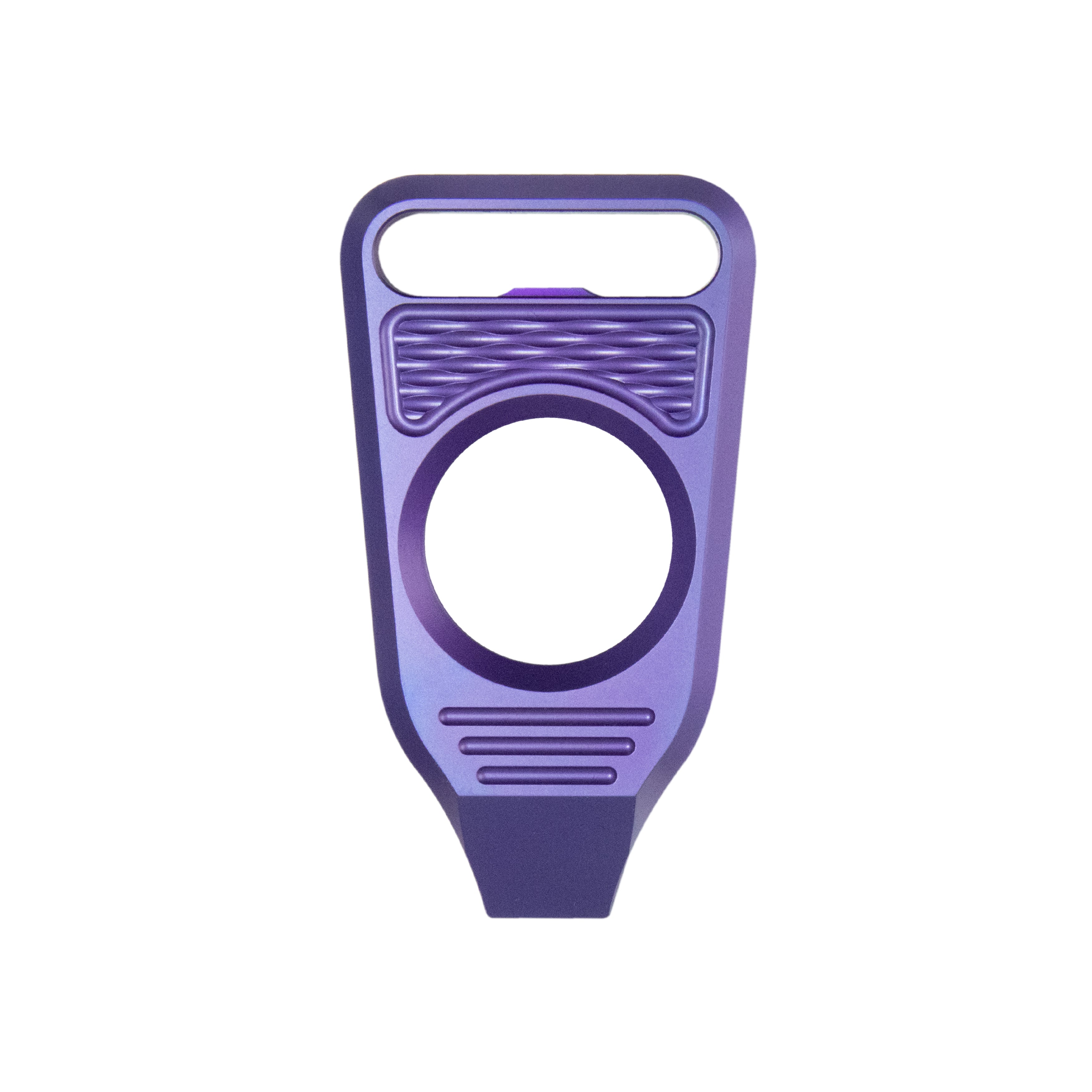 GEO Knife Vector 6AL4V Titanium Material Anodized  Purple Finish Pry-bar GEO2512D