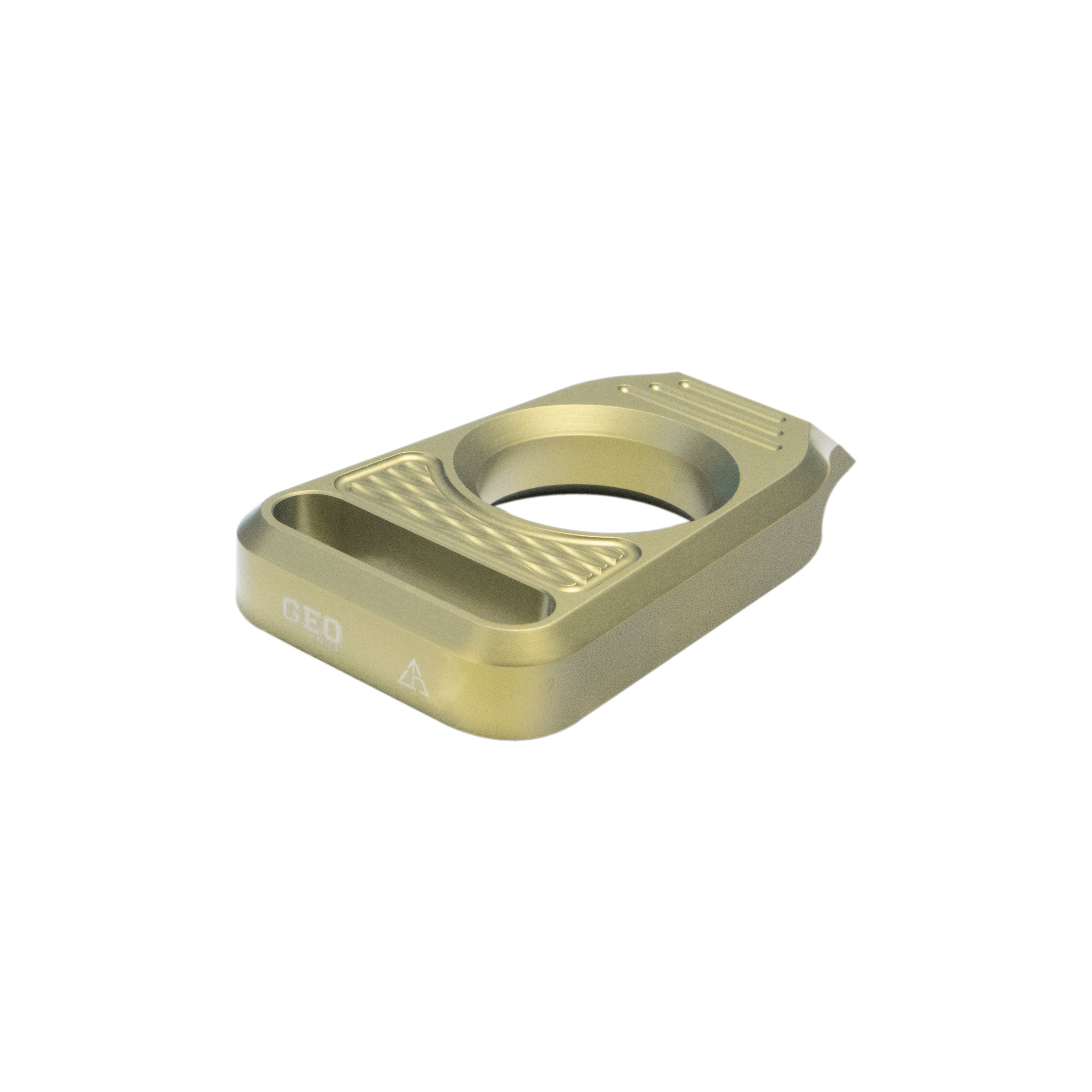 GEO Knife Vector 6AL4V Titanium Material Anodized Yellow Finish Pry-bar GEO2512E