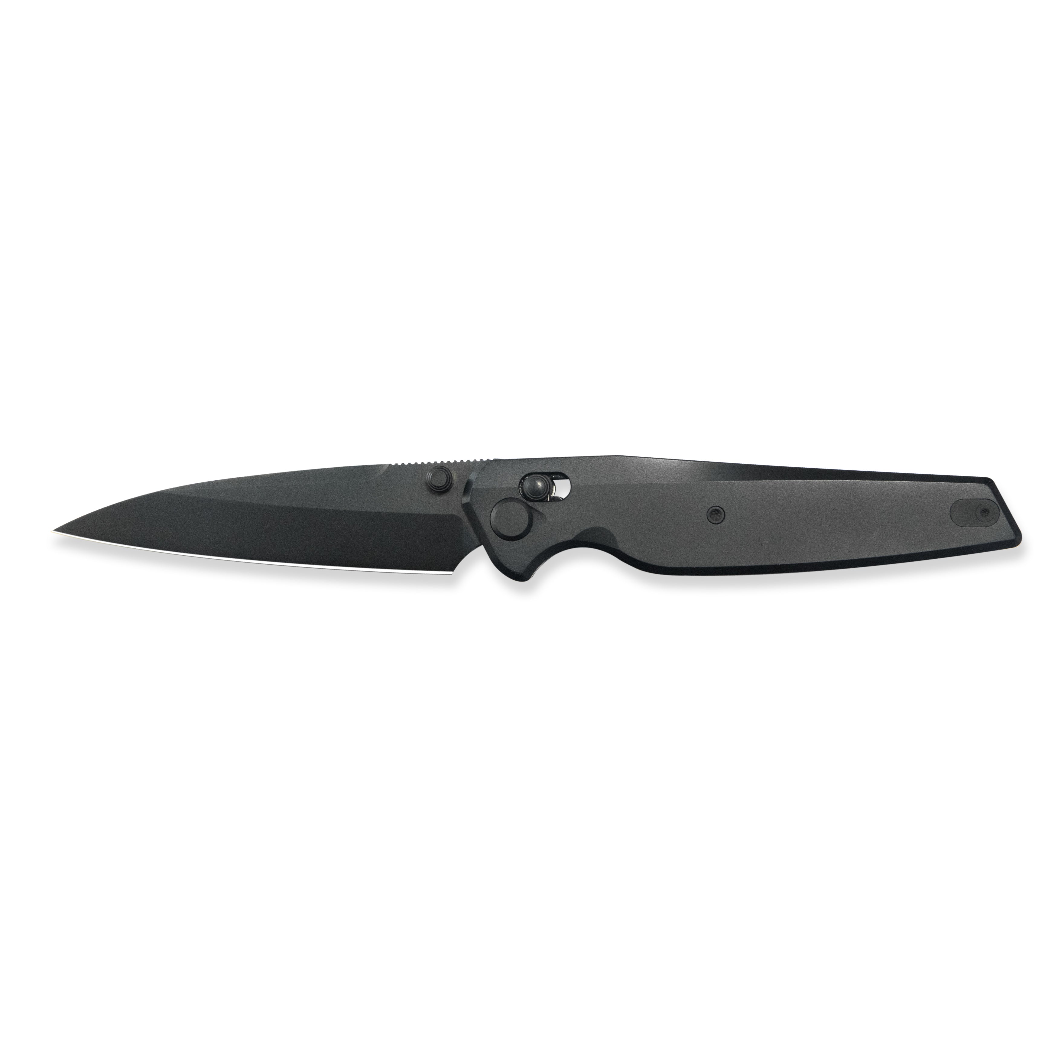 Geo knife FANTASM Axis lock Folding Knife Black  6AL4V Titanium Handle 3.9" Black DLC Bohler M390 Blade GEO2505C