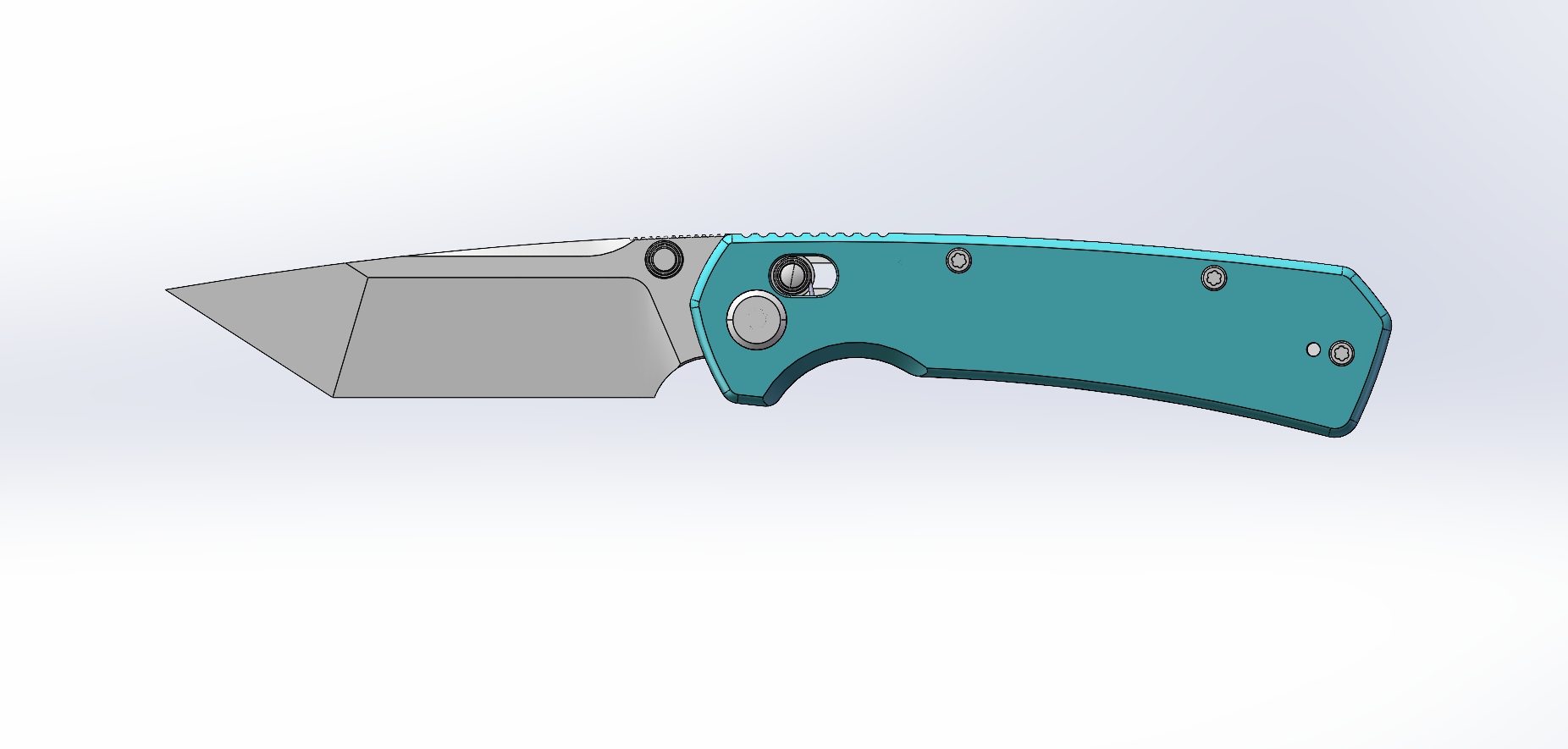 (Pre-order): GEO Knife Blaze Axis lock Folding Knife Tiffany Blue G10 Handle 3.3" Stonewash Bohler M390 Blade GEO2503E