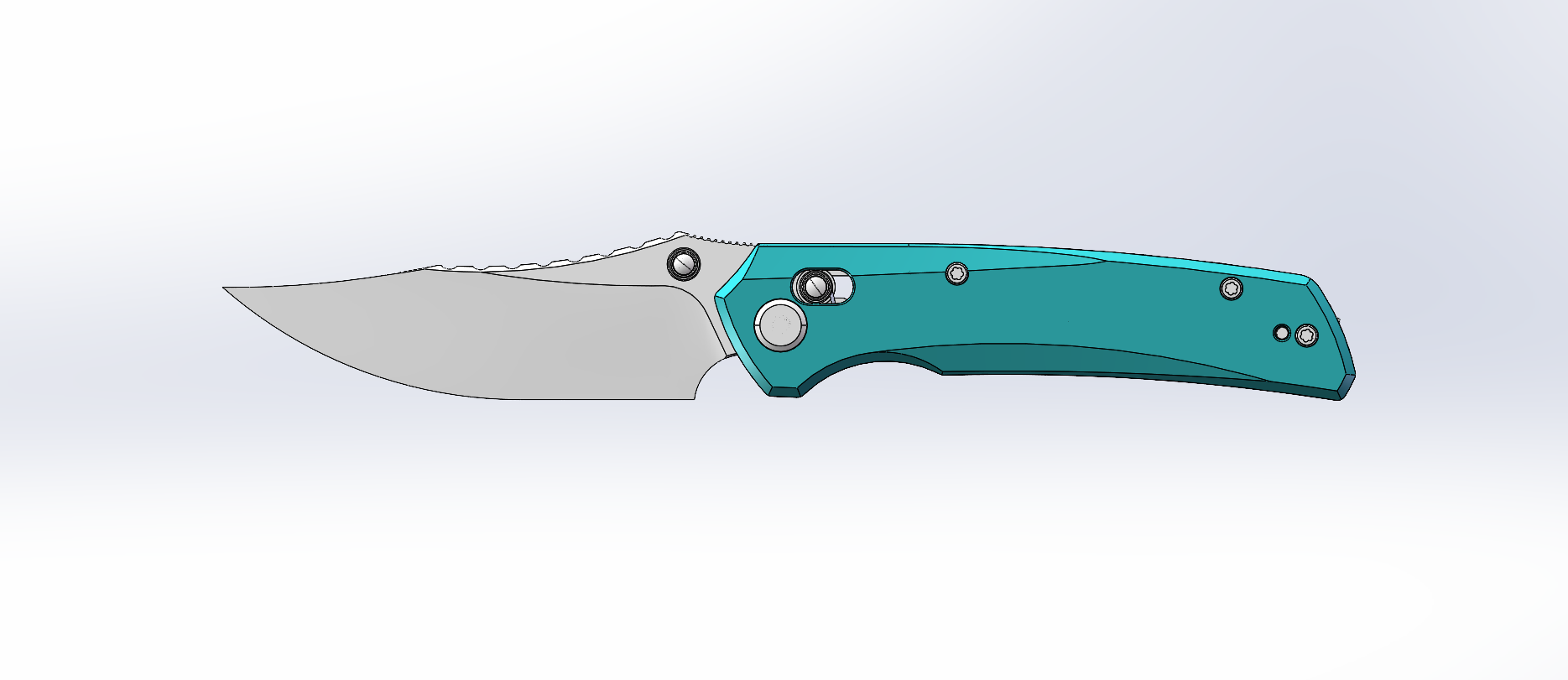 (Pre-order): GEO Knife Cirex Axis lock Folding Knife Tiffany Blue G10 Handle 3.5" Stonewash Bohler M390 Blade GEO2601B